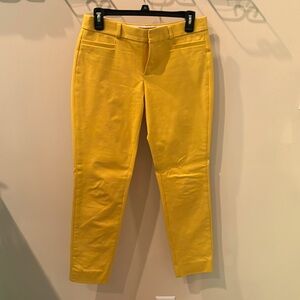 Size 2 Banana Republic Sloan yellow pants